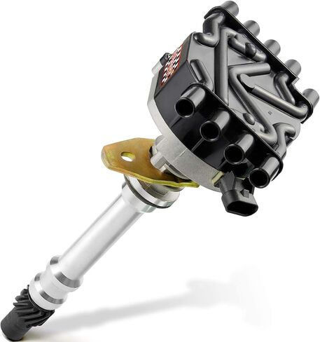 موزع الإشعال الكامل V8 لسيارة Chevy/GMC/Isuzu/Vortec V8 5.0L 5.7L 7.4L 1996 1997 1998 1999 2000 2001 2002 يناسب 93441558 (أسود) in Kuwait