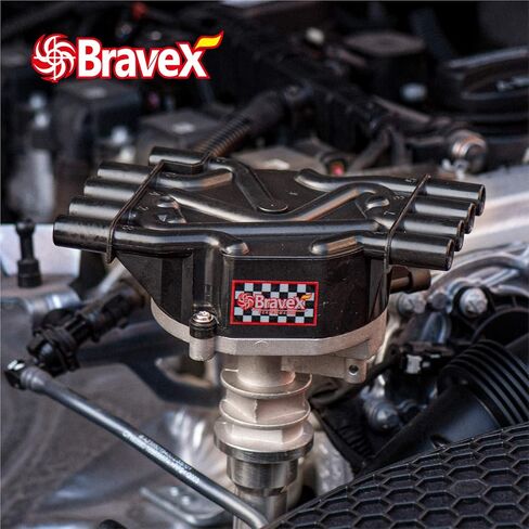 موزع الإشعال الكامل V8 لسيارة Chevy/GMC/Isuzu/Vortec V8 5.0L 5.7L 7.4L 1996 1997 1998 1999 2000 2001 2002 يناسب 93441558 (أسود) in Kuwait