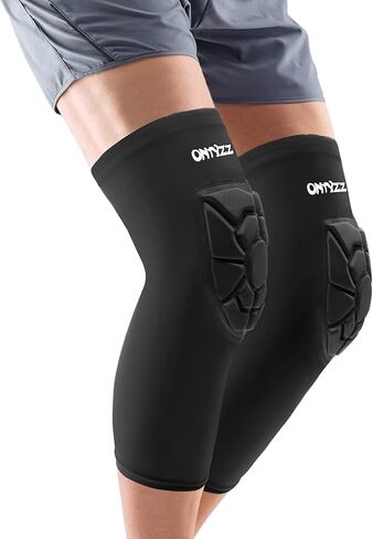 ONTYZZ 1 Pair Adult Sports Knee Sleeves Volleyball Padded Compression Knee Pads for Dancing Basketball Wrestling in Saudi Arabia