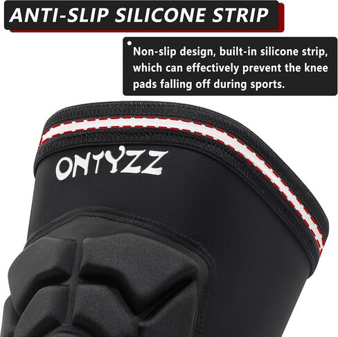 ONTYZZ 1 Pair Adult Sports Knee Sleeves Volleyball Padded Compression Knee Pads for Dancing Basketball Wrestling in Saudi Arabia