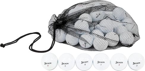 كرات جولف خضراء نظيفة 12-48 مزيج كرة جولف Srixon Z-Star مستعملة معاد تدويرها - كرات جولف Srixon متدرجة بحالة جيدة - تتضمن كرات جولف مستعملة وحقيبة حمل شبكية in Saudi Arabia