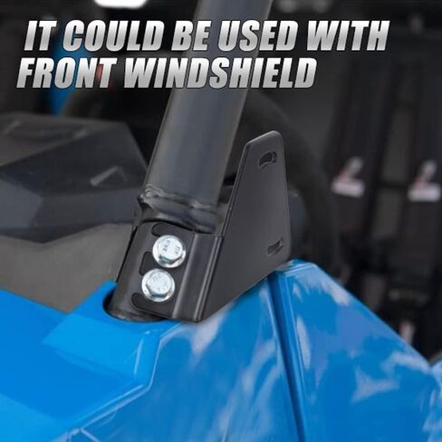 RANSOTO Folding Convex Side Mirror Compatible With 2016+ Polaris General 1000 with windshield in Saudi Arabia