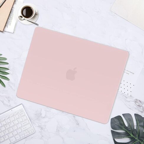 حافظة MOSISO متوافقة مع جهاز MacBook Pro 13 بوصة M2 2024، 2023، 2022-2016 A2338 M1 A2251 A2289 A2159 A1989 A1708 A1706، حافظة صلبة بلاستيكية وحقيبة ولوحة مفاتيح وغطاء كاميرا ويب وواقي شاشة، روز كوارتز in Kuwait