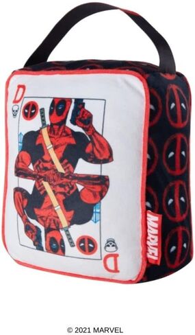 بطاقة لعب Deadpool Door Stopper - منتج Marvel الرسمي - Pop Portrait Home Accent وسادة محبوبة مثل سدادة الباب القطيفة - نهاية الكتاب، واقي الحائط (بطاقة Deadpool) in Kuwait