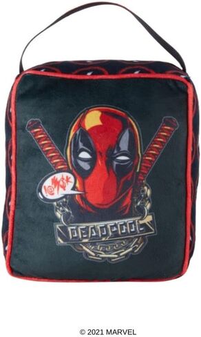 بطاقة لعب Deadpool Door Stopper - منتج Marvel الرسمي - Pop Portrait Home Accent وسادة محبوبة مثل سدادة الباب القطيفة - نهاية الكتاب، واقي الحائط (بطاقة Deadpool) in Kuwait