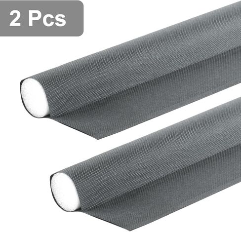 2 حزمة من سدادة مسودة الباب، 91.48 سم قابلة للتعديل تحت سدادة مسودة الباب لتقليل الهواء البارد، سدادات مسودة الباب لأسفل الباب، تناسب الأبواب الداخلية والخارجية (غاري) in Kuwait