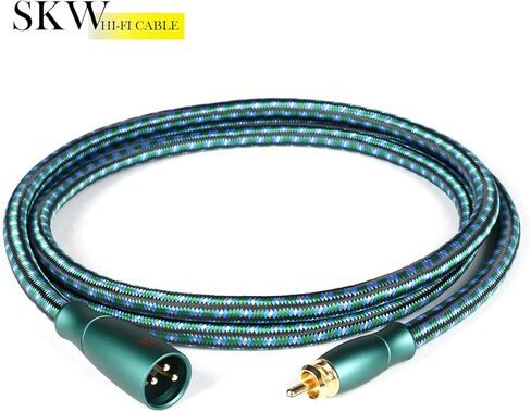 كابل SKW من سلسلة HC من سلسلة XLR أنثى إلى RCA ذكر بطول 6.5 قدم/2 متر (كابل واحد) in Kuwait