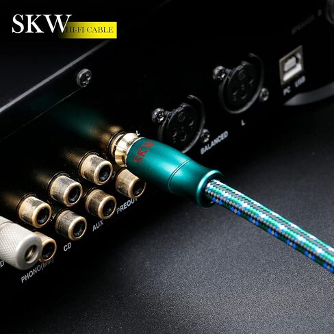 كابل SKW من سلسلة HC من سلسلة XLR أنثى إلى RCA ذكر بطول 6.5 قدم/2 متر (كابل واحد) in Kuwait