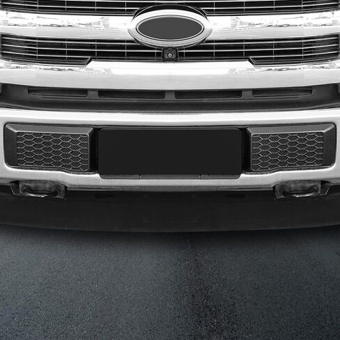 وسائد حماية من الصدمات الأمامية اليسرى واليمنى من Hoolcar غطاء غطاء لسيارة Ford F150 2015-2020، كروم in Kuwait