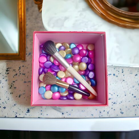 2 رطل من الأحجار الكريمة الزجاجية الملونة لحشو المزهرية، مشروع حرف الفسيفساء الرخامية المسطحة، أحجار ديكور الحفلات ذات موضوع حورية البحر، لهجات منزلية، أرجواني، أزرق، فوشيا، أصفر، ديكور صيف عيد الفصح in Kuwait