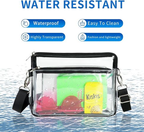 Mildbeer Clear Purse Stadium Approved 10x8 Medium Clear Bags for Concerts Festivals, Stadium Events in Kuwait