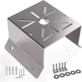 2 Pack Corner Mount for Security Camera Stainless Steel Mounting Corner Bracket Gives Bigger Field of Vision for Cameras Wall Mount Corner Fits for CCTV Camera, LED Wall, Stage Lights, Solar Panel