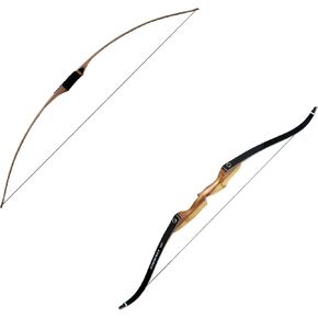 SAS Pioneer 68" Longbow + SAS Courage 60" Hunting Bow Both 29lbs Right Hand