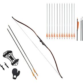 SAS Robinhood Longbow Package with Oblivion 30" Carbon Arrows - 12/Pack