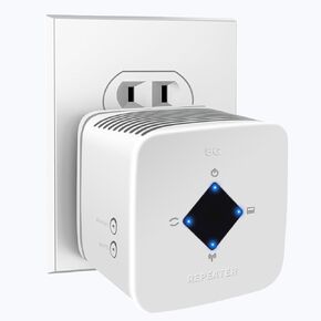 2025 Fastest WiFi Extender/Repeater，Covers Up to 9860 Sq.ft and 60 Devices, Internet Booster - with Ethernet Port, Quick Setup, Home Wireless Signal Booster