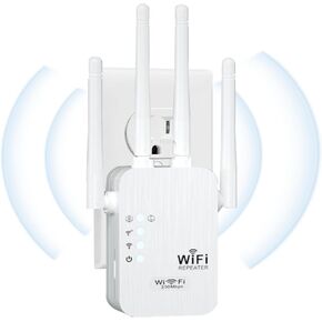WiFi Extender, 2025 Fastest WiFi Booster 1200Mbps Dual Band (5GHz/2.4GHz) WiFi Extenders Signal Booster for Home, WiFi Repeater with Ethernet Port Covers up to 12880sq. ft and 55 Devices-Medium