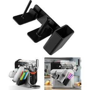 Cup Organizer for Ninja Slushie Machine FS301 & FS300-3-in-1 Side-Mounted Holder for Cups, Lids & Straws - Accessories for Ninja Slushie Machine