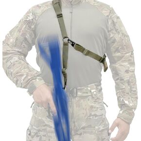 Quick-Adjust Rifle Sling, Soft Shoulder Pad 2 Point Gun Sling for Shotgun, Outdoor Sports, Hunting (Ranger Green)