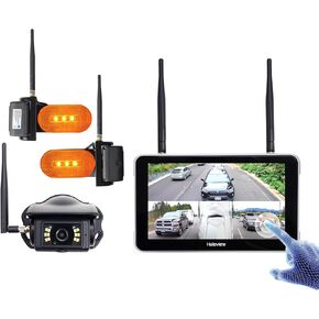 Haloview Byte Tango BT7 Touch Plus 1080P Wireless Backup Camera System with 3 Cameras & Touch Screen
