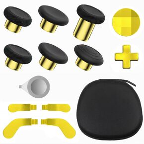مجموعة إكسسوارات وحدة التحكم في Series 2 مع Thumbsticks ، D-Pads ، المجاذيف ، أزرار الزناد لـ Elite Series 2 Core (Black)