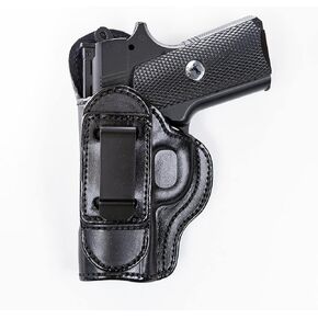 Maxx Carry Compatible with/Replacement for IWB Tuckable Leather Gun Holster Fits: Kimber Micro 9, Ultra Carry II 9mm, .45 ACP, Bersa Thunder 380, Colt 1911 3 inch, Defender, Sig Sauer P365XL