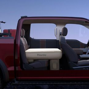 Truck Mattress, TPU Air Foam Camping Bed, Back Seat Inflatable CozyPad with Rechargeable Built-in Pump, Portable Travel Sleeping Mattress for Pickup Trucks in Kuwait