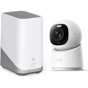 eufy Security HomeBase S380 (HomeBase 3),eufy Edge Security Center + Indoor Cam E30, Latest Generation, 4K UHD Security Camera, 360 Pan-Tilt