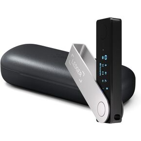 Ledger Nano X Crypto Hardware Wallet (Onyx Black) + Ledger Nano X Case - The Perfect Bundle to Keep Your Crypto Safe