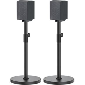 notiela Heavy-Duty Floor Speaker Stands Pair for Samsung HW-Q990C HW-Q990D HW-Q930C Speaker Stand - Height Adjustable for Samsung Rear Speakers Stand with Cable Management