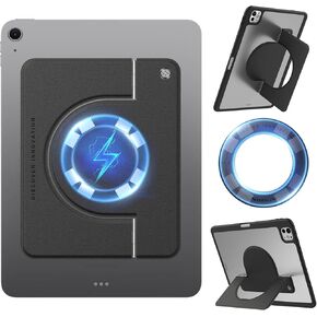 Nillkin Magnetic Tablet Stand Holder Adjustable with Snaphold Ultra Wall Mount, Fit for iPad 10th/iPad A16, for Mi Pad, eBook Readers, Kitchen, Shower, Office, Study (Black, for 9-11 inch Device)