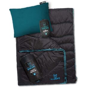 Wise Owl Outfitters Camping Pillow & Camping Blanket - Camping Accessories - Camping Gear Must Haves for Winter Camping