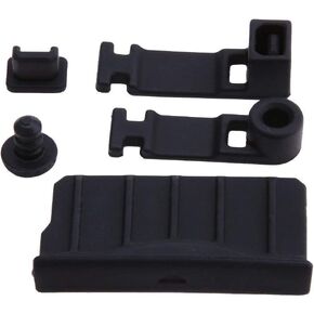 Silicone Dust Plug Cover Earphone Charger Jack Stopper for 3DS / 3DS XL LL/New 3DS / New 3DS XL LL (Black)