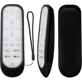 CHUNGHOP SILICONE SILICONE REMOTE CASE لـ PlayStation 5 Media Remote Control ، PS5 Media Remote Cover ، غطاء قابل للغسل مع الصدمات مع حلقة اللون باللون الأخضر الداكن