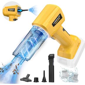 Cordless Vacuum Cleaner for DeWALT 20v Battery(No Battery), 350W 30KPA Stick Vacuum with LED Display, 2 Modes 6 in 1 Lightweight Cordless Stick Vacuum Cleaner for Home Hard Floor Car Carpet