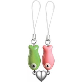 Matching Phone Charms,Cute Ceramic Fish Couple Keychain Strap Best Friend in Saudi Arabia