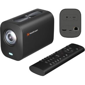 VM20 Wired Streaming Camera 4K with 40X Hybrid Zoom/8 Noise Canceling Mics/Remote Control, Plug & Play, HDMI/USB/RJ45 Webcam for LiveStream, Video Call, Creator, Multicam Ready