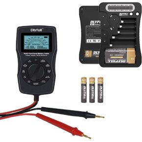 Dlyfull B3 Universal Battery Tester and B2 Battery Tester, 3x AAA batteries Included