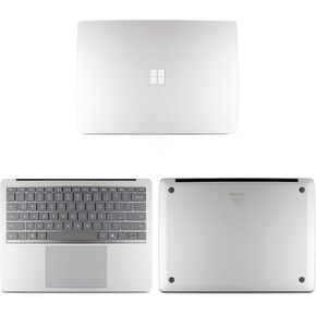 IMMOENUC Sticker Skin Decal for 2024 Microsoft Surface Laptop (7th Edition) 15 inch Model 2037 Laptop Full Body ADC Three Sided Wrap Anti-Scratch Vinyl Protective Cover (Frosted Transparent)