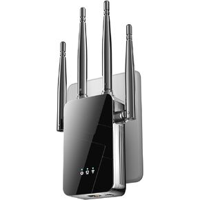2025 WiFi Extender Signal Booster - up to 10000 sq.ft Coverage, Wireless Booster - Long Range Internet Repeater, WiFi Booster and Signal Amplifier w/Ethernet Port, 1-Tap Setup