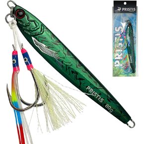 Angel Wings Vertical Jig, Saltwater Freshwater Fishing Lure for Tuna Grouper Cod Largemouth Striped Bass, Jigging Rod Metal Spoon Speed Pitch Fast Long Casting Sink, Deep Sea Fish