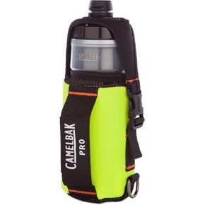 CamelBak Professional 17 OZ Rugged 1200D Poly Canvas Clip Flask with Leak Proof Valve and Metal Belt Clip - Black