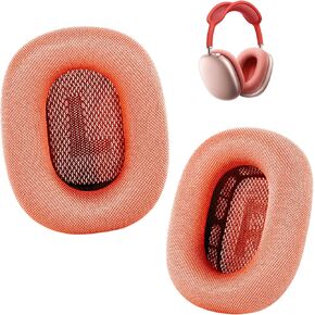 Ear Cushions for AirPods Max Headphone - Upgraded Mesh Earpads Replacement Compatible for Apple AirPods Max with Silicone Layer, Magnet, Memory Foam and Noise Isolation (Black)