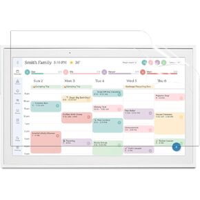 2 Pack 15.6" Screen Protector Compatible with Skylight Digital Calendar High Definition Anti-Scratch Clear Shield