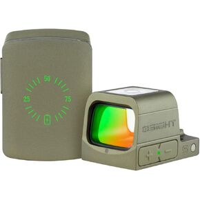 S Multi-Reticle Micro Enclosed Sight with Charging Cover, 2 MOA Dot & 32 MOA Circle for RMSc Footprint, Parallax-Free Durable Reflex Sights (Red Dot)