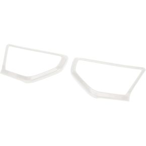 1 Pair a Pillar Speaker Cover Trim for Jeep Wrangler JL JLU 18-24 Window a Pillar Front Speaker Cover Stereo Audio Frame Trims ABS White