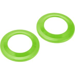 2pcs A Pillar Speaker Ring Cover Trim for Jeep Wrangler JK 2007-2014 Window A Pillar Front Horn Speaker Cover Stereo Audio Frame Trims ABS Light Green