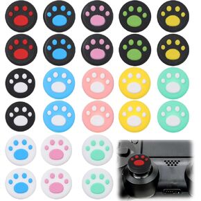Replacement Cap Thumb Grip, 26 PCS Cute Cat Claw Switch Thumb Grips, Soft Silicone Thumbs Grip Caps Joystick Cover, Compatible with Nintendo Switchs, Switch Lite and Joy Con Controller