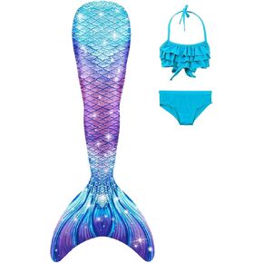 DNFUN Girls Bathing Suits Two Piece Kids Swimsuits Summer Beach Swimwear