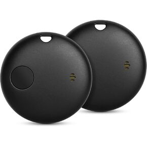 Geevon Smart tag-4 Pack Bluetooth Tracker Work with Apple Find My (iOS Only).Item Finder for Keys, Wallet,Backpack, Luggage (4P Black)