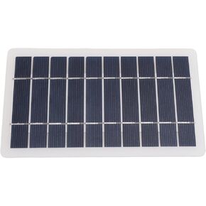 5W Solar Panel Charger, Solar Panels Professional Monocrystalline High Efficiency USB Solar Cell Maintainer for Laptops, Radios and Cell Phones with Solar Generator